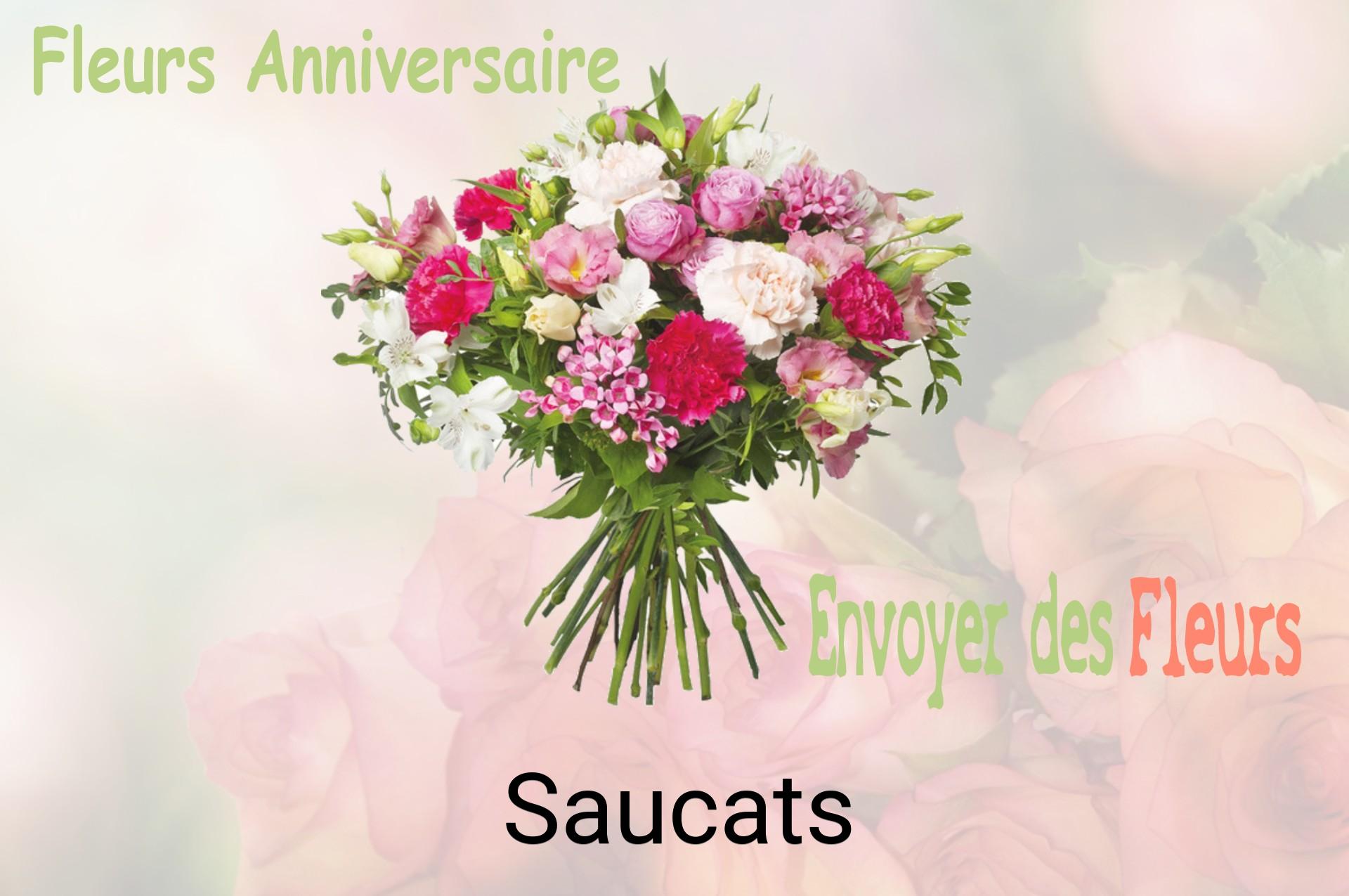 Bouquet de fleurs d’anniversaire livré à Saucats
